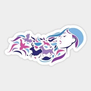 Colors of the Wind Sticker